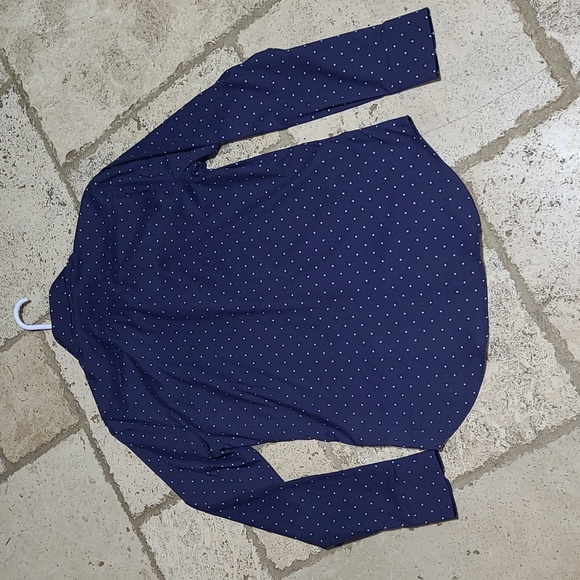 Bonobos Slim Fit Navy Blue Dot Print Button Down Shirt Size Medium - Picture 5 of 7